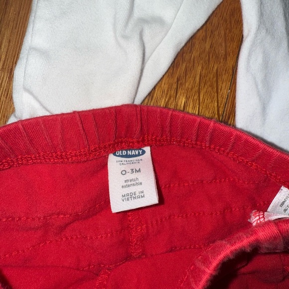 Old Navy Kids Leggings Set - Black, Red, White, and Blue - Picture 2 of 2